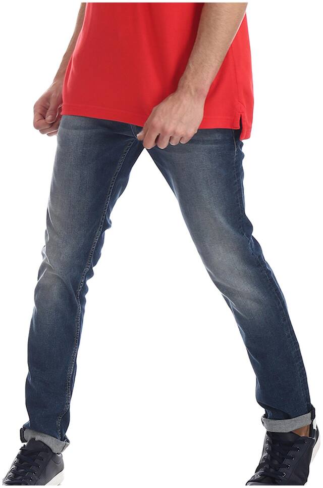 ED Hardy Men Blue Slim Fit Jeans