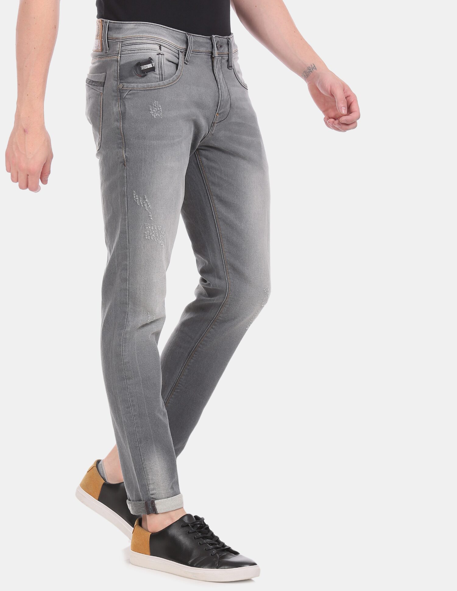 

ED Hardy Men Grey Slim Fit Jeans