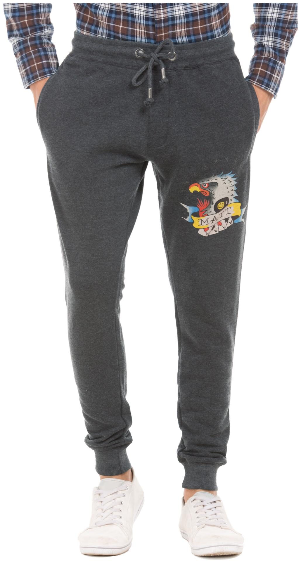 

ED Hardy Men Grey Solid Regular fit Joggers