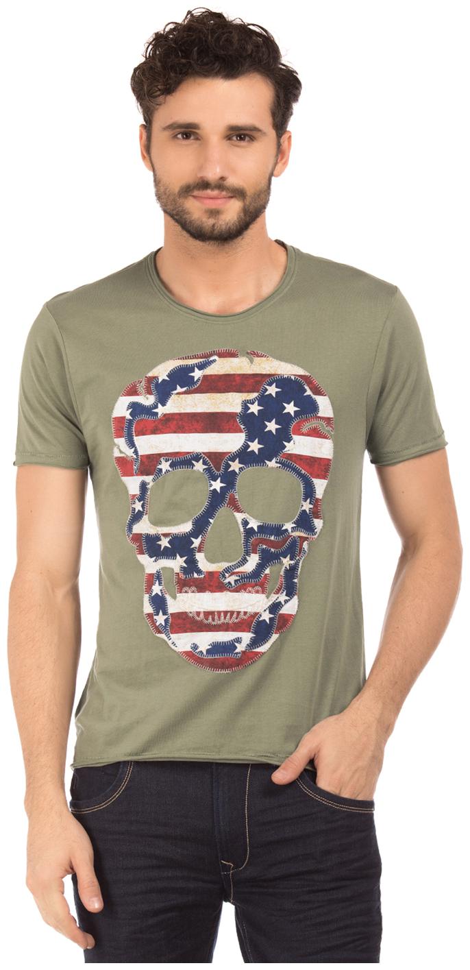 

ED Hardy Men Green Slim fit Cotton Round neck T-Shirt - Pack Of 1