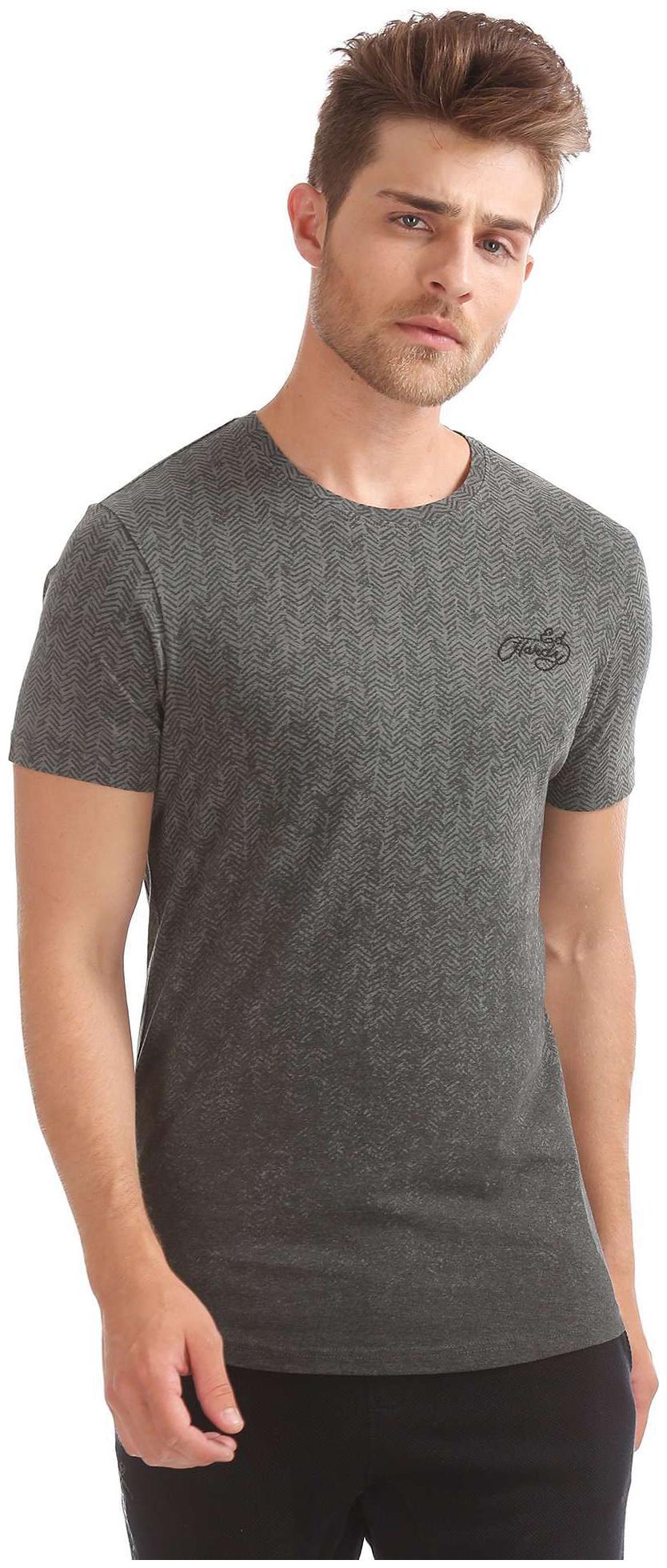 

ED Hardy Men Grey Slim fit Cotton Round neck T-Shirt - Pack Of 1