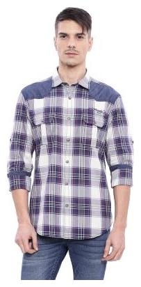 

ED Hardy Men Multi Checked Slim Fit Casual Shirt