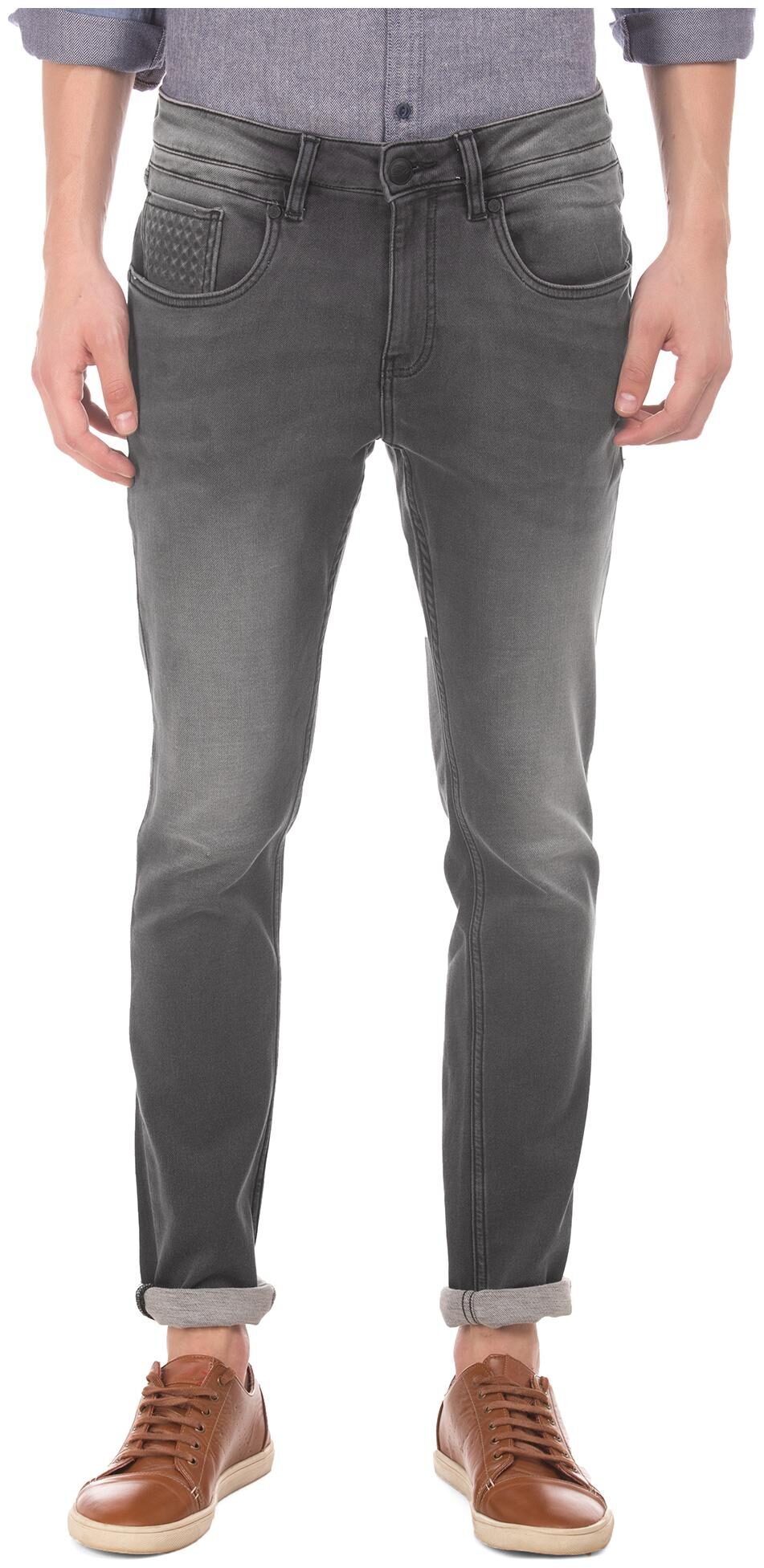 

ED Hardy Men Grey Super Skinny Fit Jeans