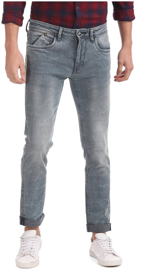 ED Hardy Men Blue Slim Fit Jeans