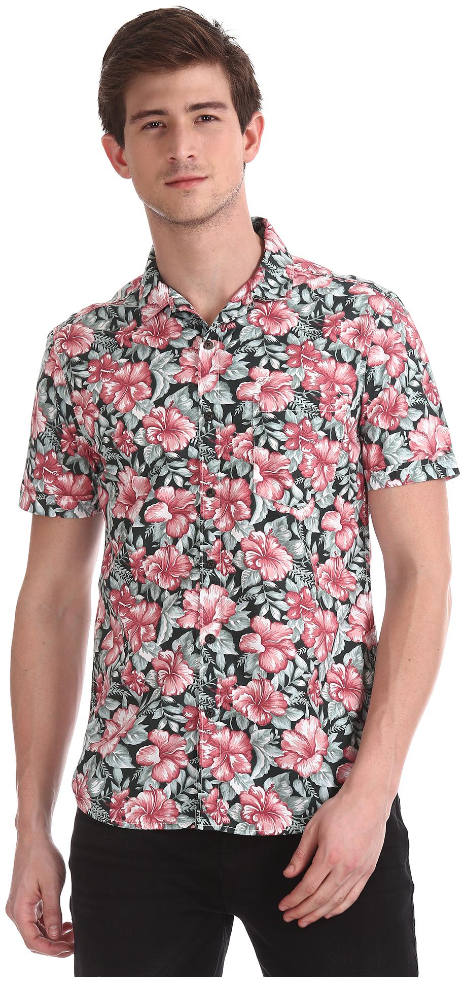 

ED Hardy Men Multi Printed Slim Fit Casual Shirt