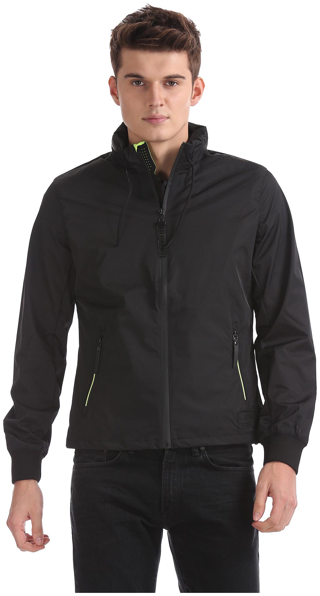 

ED Hardy Men Polyester Bomber Jacket Black