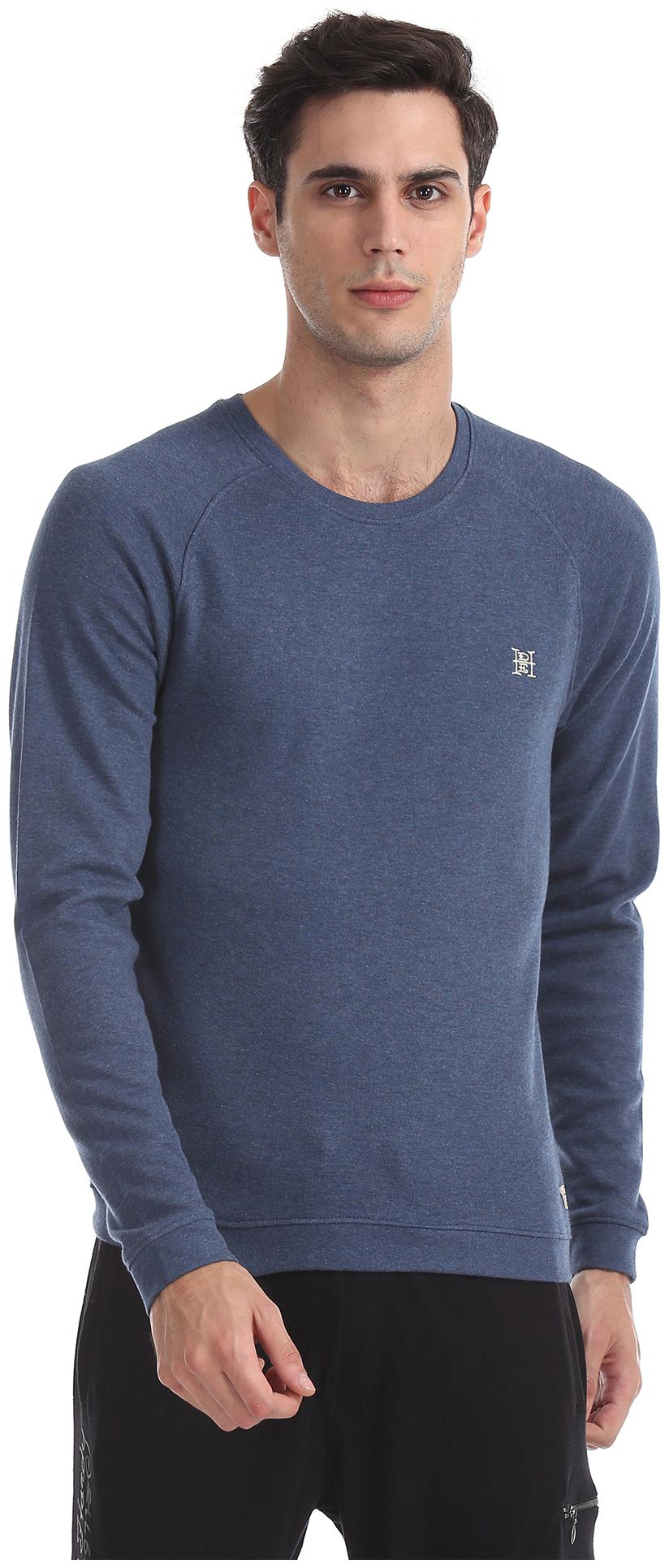 

ED Hardy Men Blue Round neck Sweatshirt
