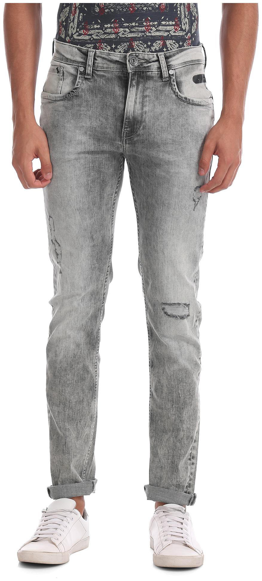 

ED Hardy Men Grey Skinny Fit Jeans