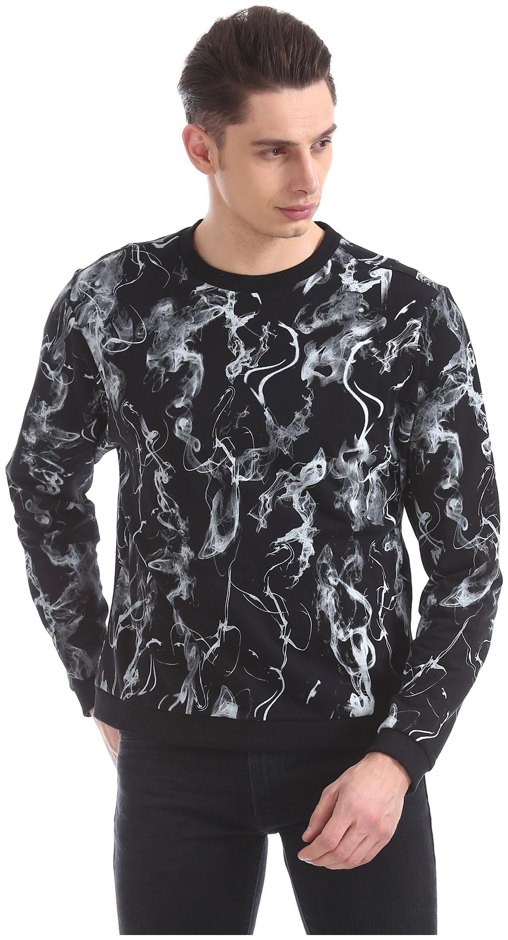 

ED Hardy Men Black Round neck Sweatshirt