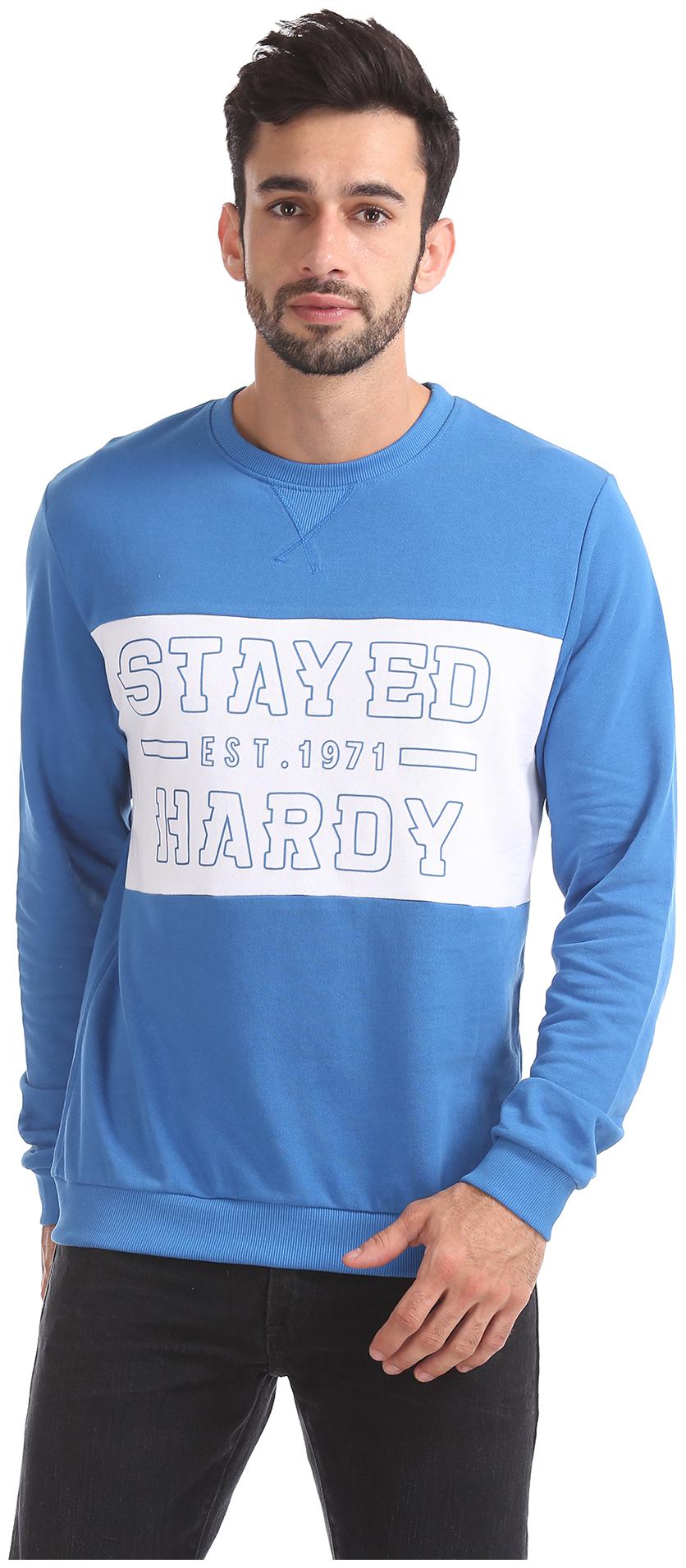

ED Hardy Men Blue Round neck Sweatshirt