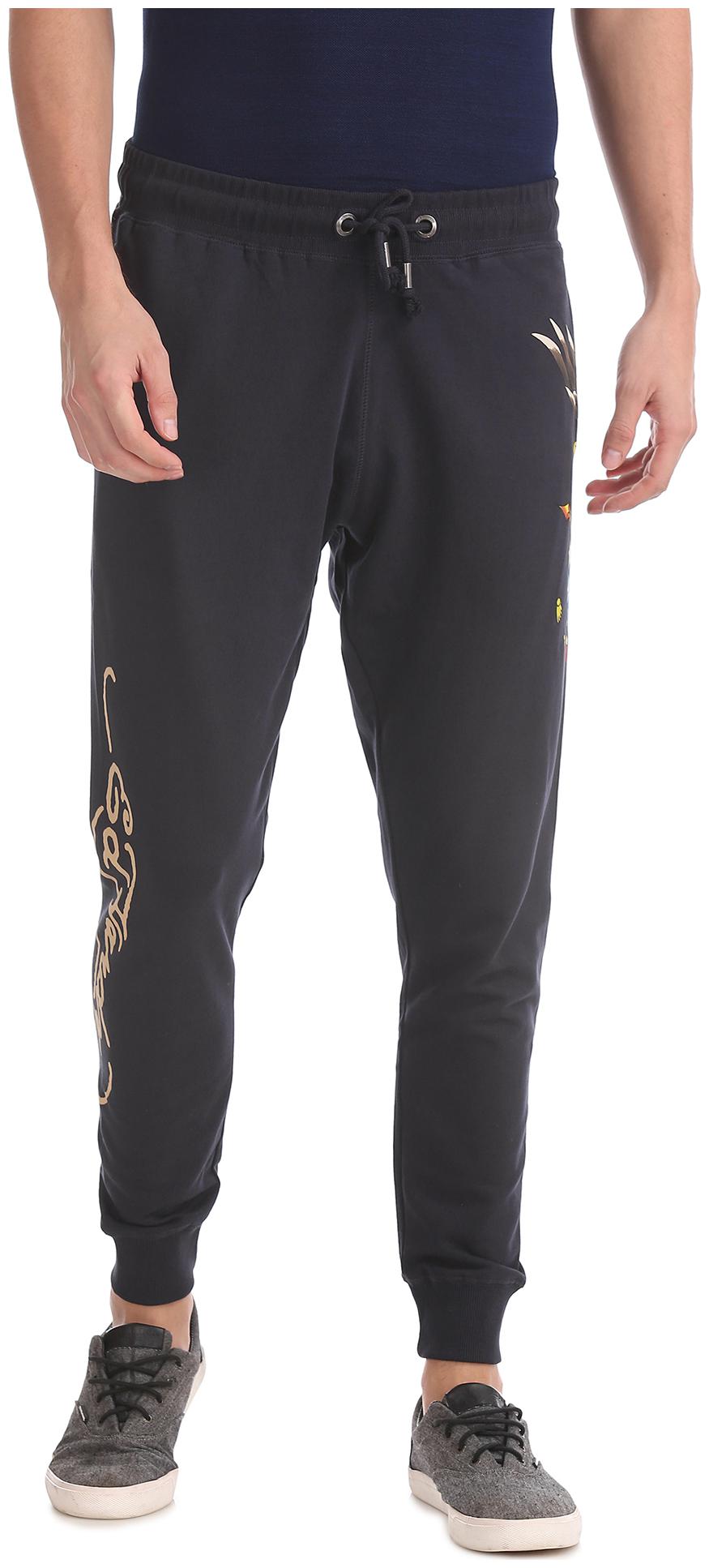 

ED Hardy Men Blue Solid Slim fit Joggers