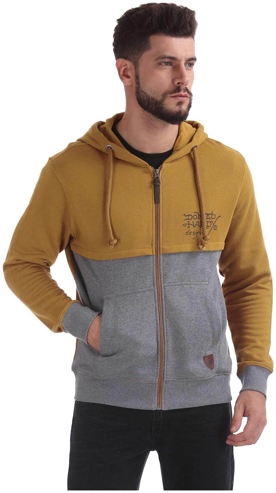 

ED Hardy Men Brown Round neck Sweatshirt