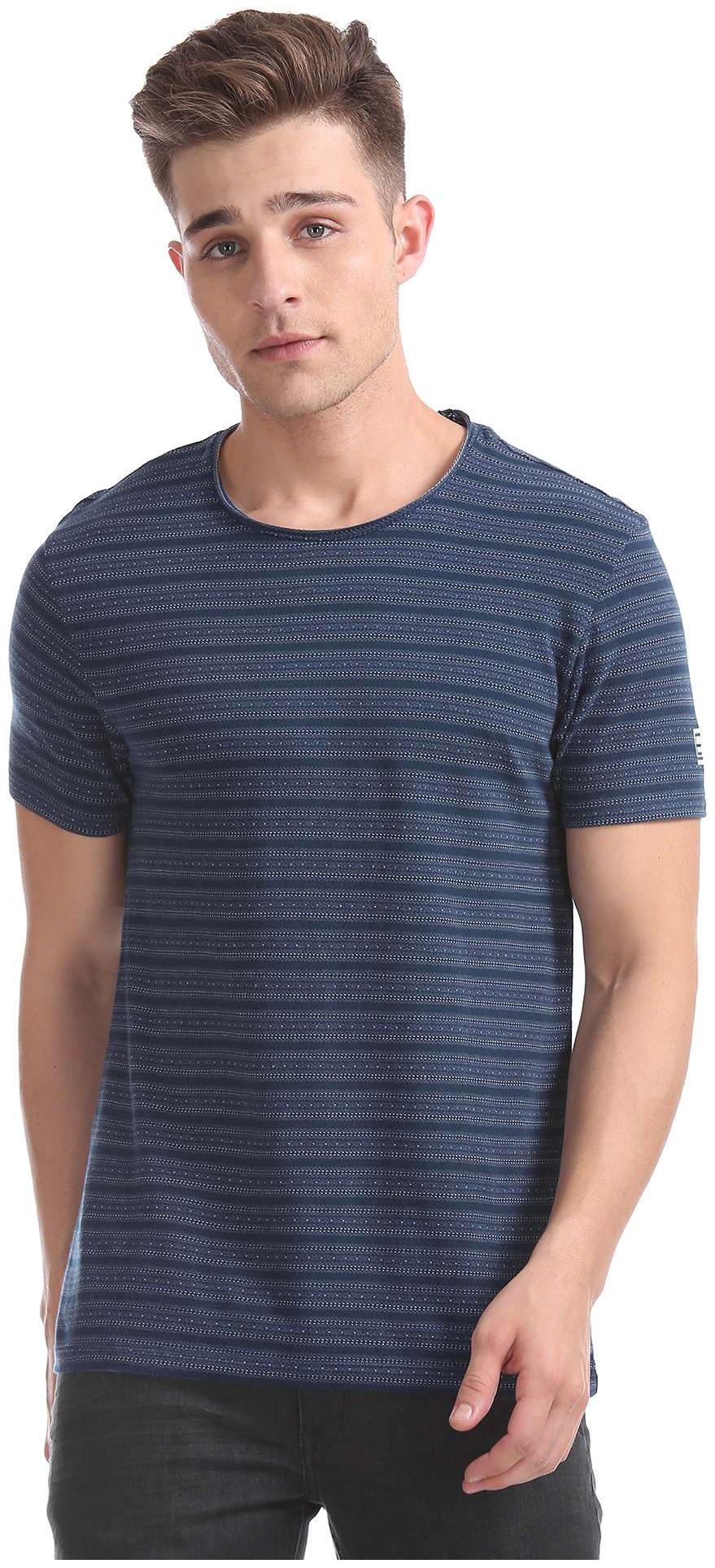 

ED Hardy Men Blue Regular fit Cotton Round neck T-Shirt - Pack Of 1