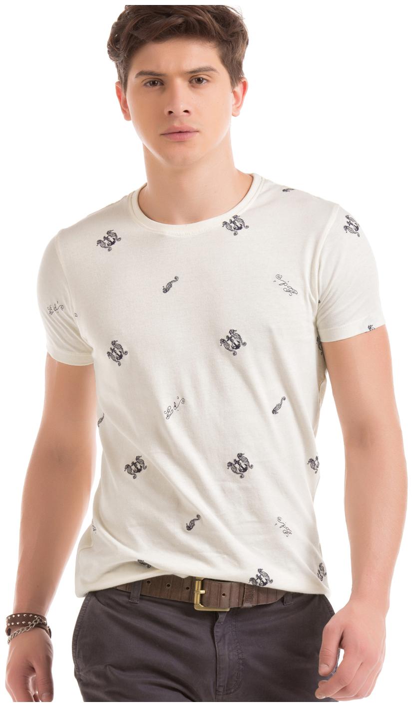 

ED Hardy Men White Regular fit Cotton Round neck T-Shirt - Pack Of 1