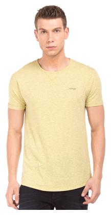 

ED Hardy Men Yellow Slim fit Cotton Round neck T-Shirt - Pack Of 1