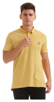

ED Hardy Men s Slim Fit Solid T-Shirt - Yellow