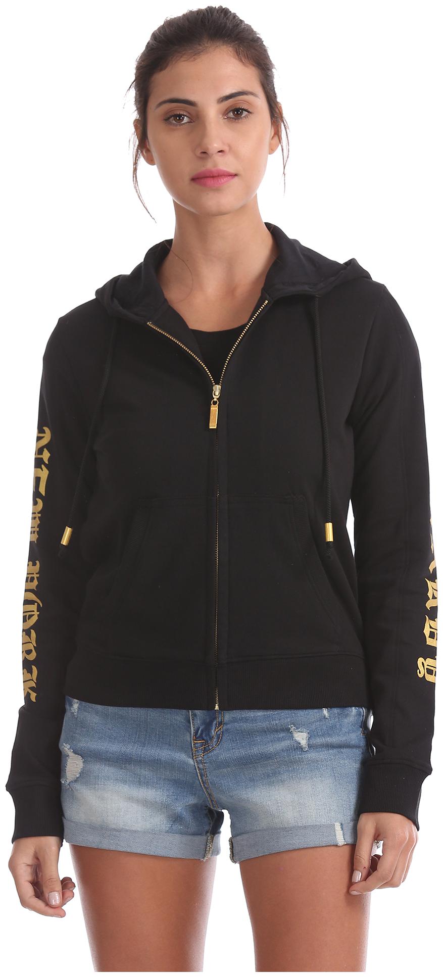 

ED Hardy Women Solid Hoodie - Black