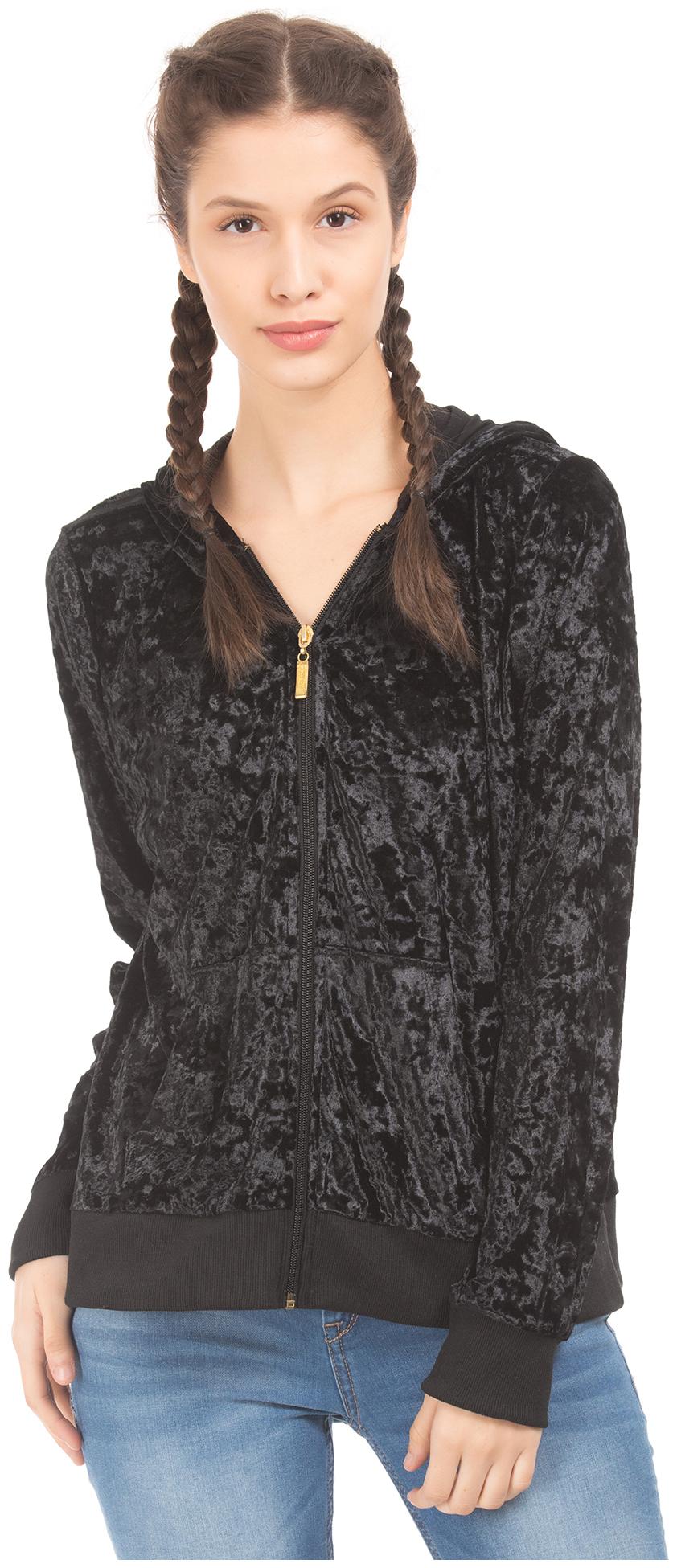 

ED Hardy Women Solid Hoodie - Black
