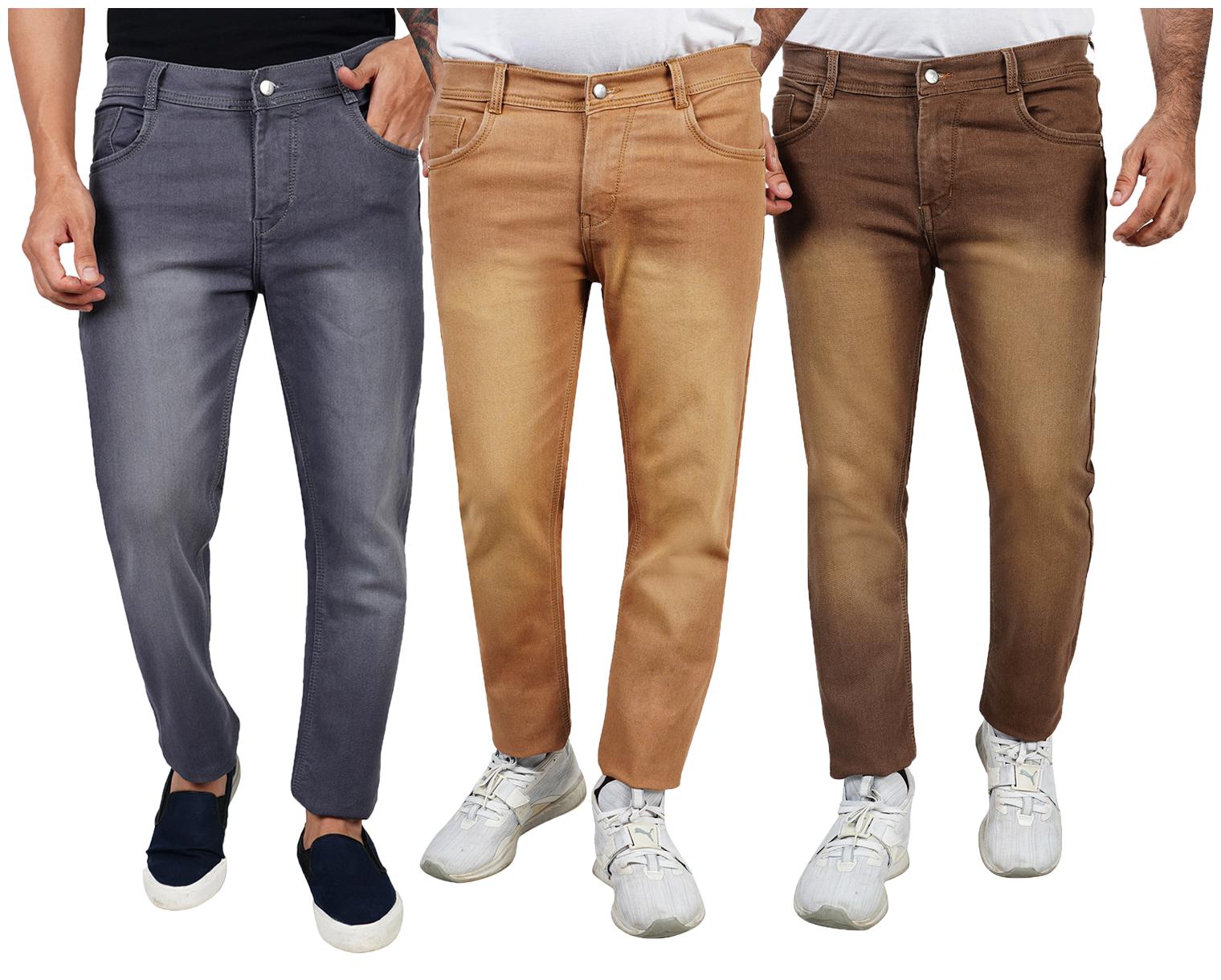 

EditLook Men Multi Slim Fit Jeans