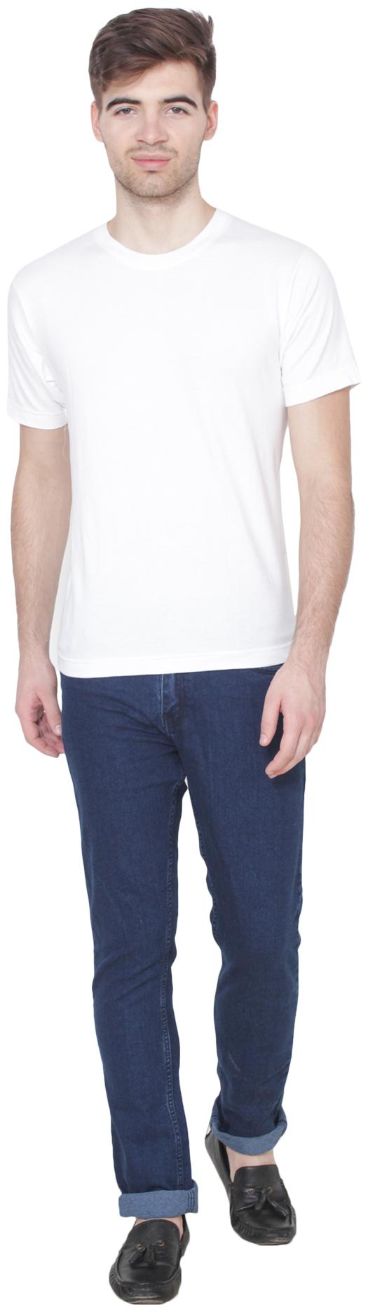 

EditLook Men Navy Blue Slim Fit Jeans