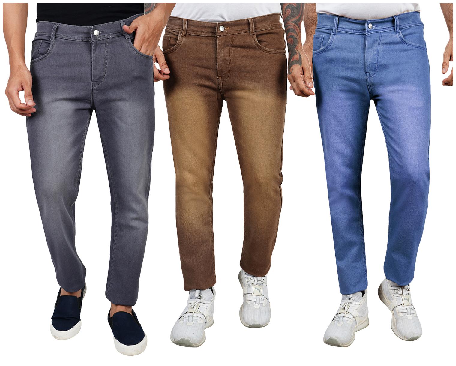 

EditLook Men Multi Slim Fit Jeans