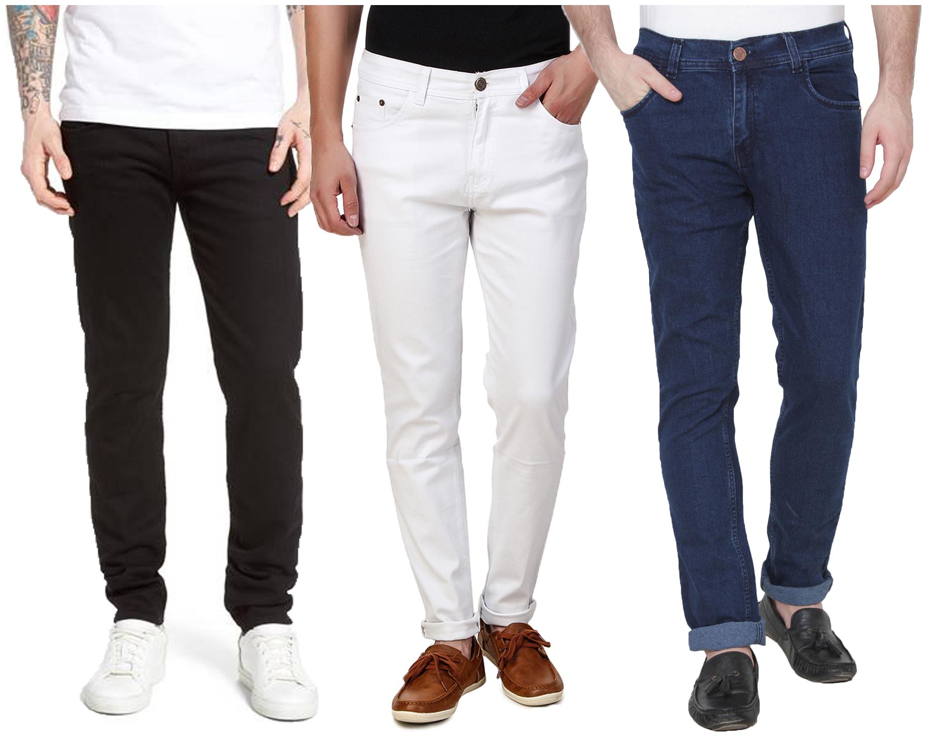 

EditLook Men Multi Slim Fit Jeans