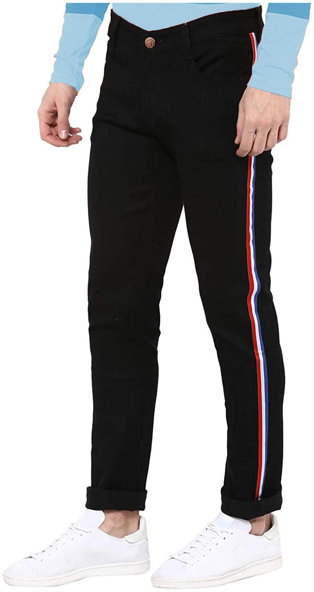

EditLook Men Black Regular Fit Jeans