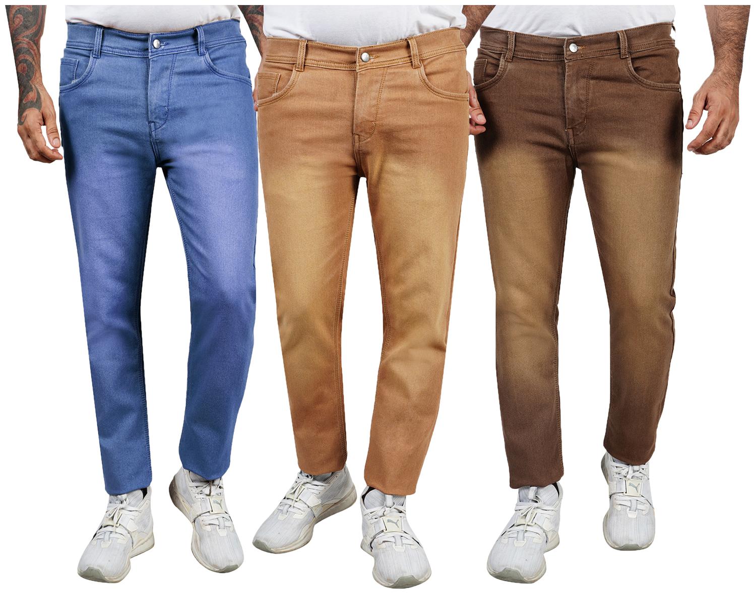 

EditLook Men Multi Slim Fit Jeans