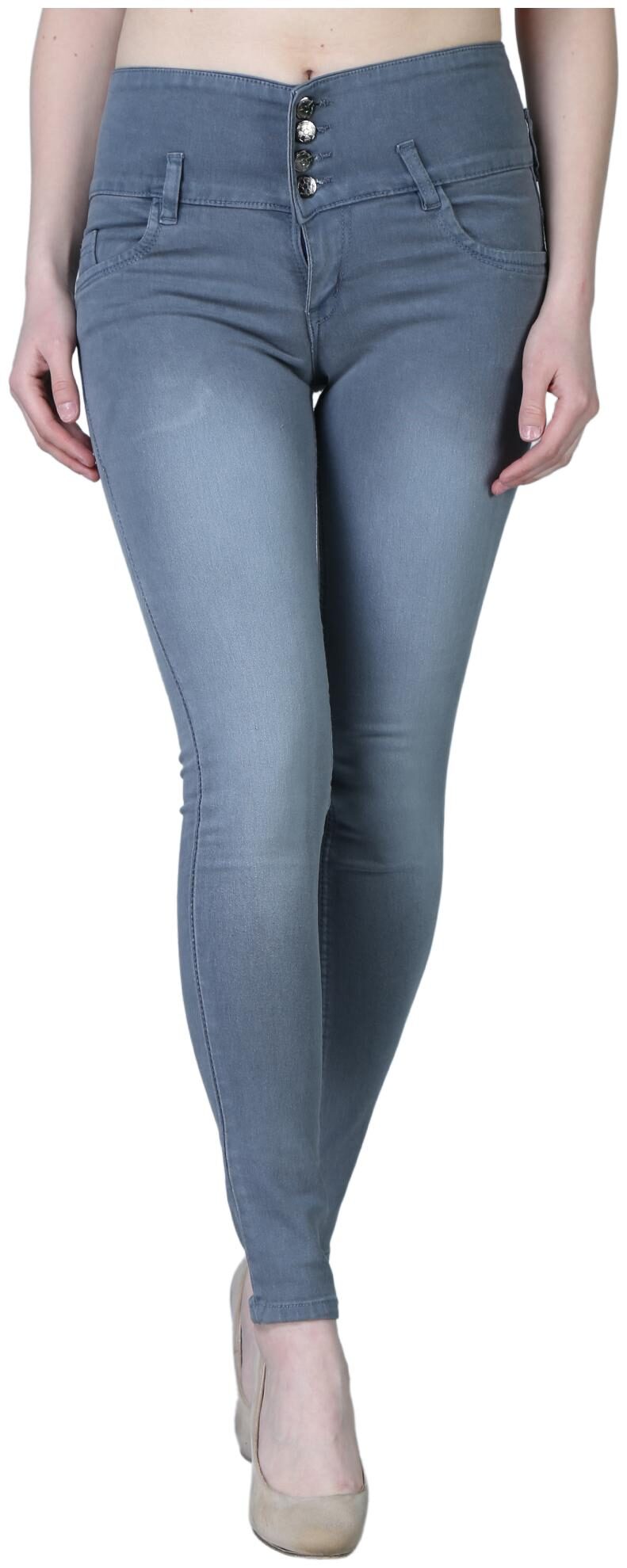 

EditLook Women Grey Skinny fit Jeans