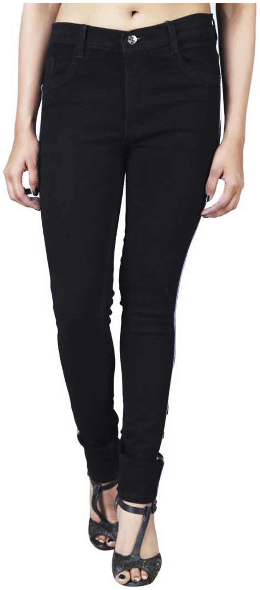 

EditLook Women Black Skinny fit Jeans