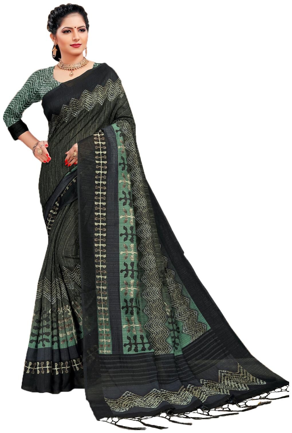 

Eka Lifestyle Women Multi Organza Printed Saree
