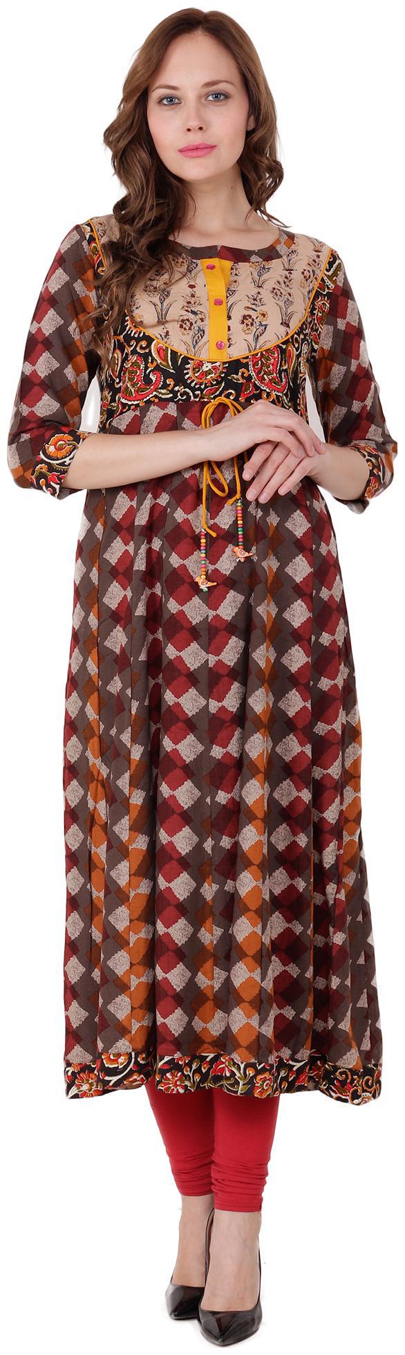 

el dios marte Women Multi Printed Straight Kurti