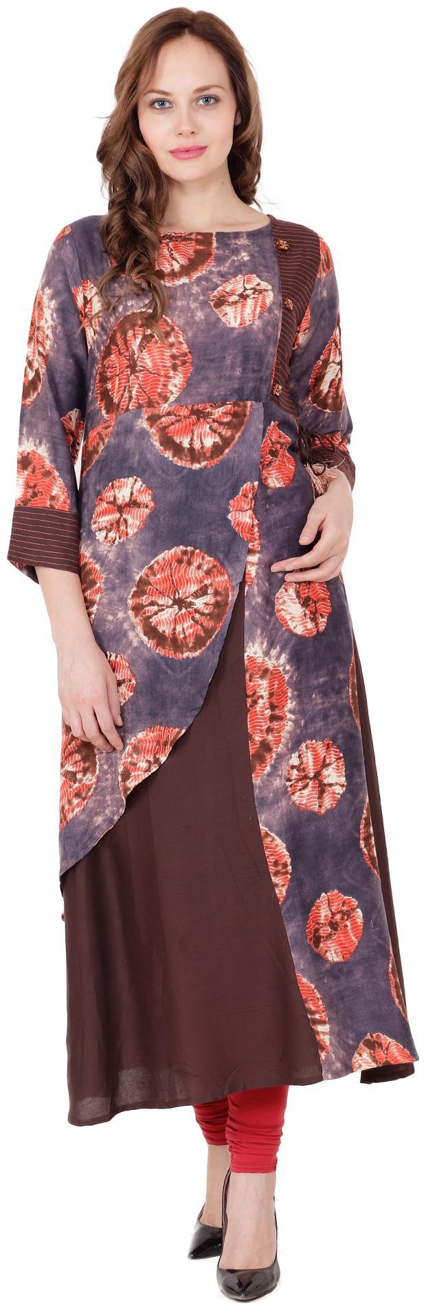 

el dios marte Women Multi Embroidered Straight Kurti