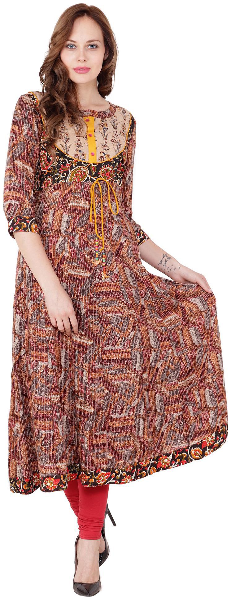 

el dios marte Women Multi Printed Straight Kurti