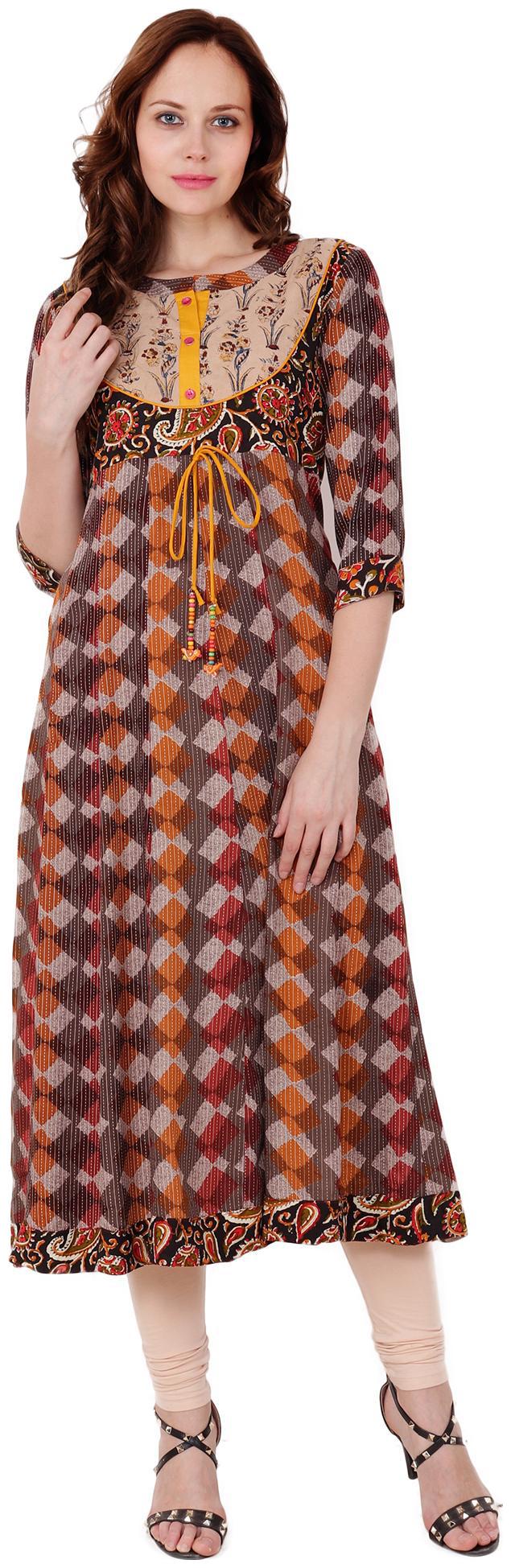 

el dios marte Women Multi Printed Straight Kurti