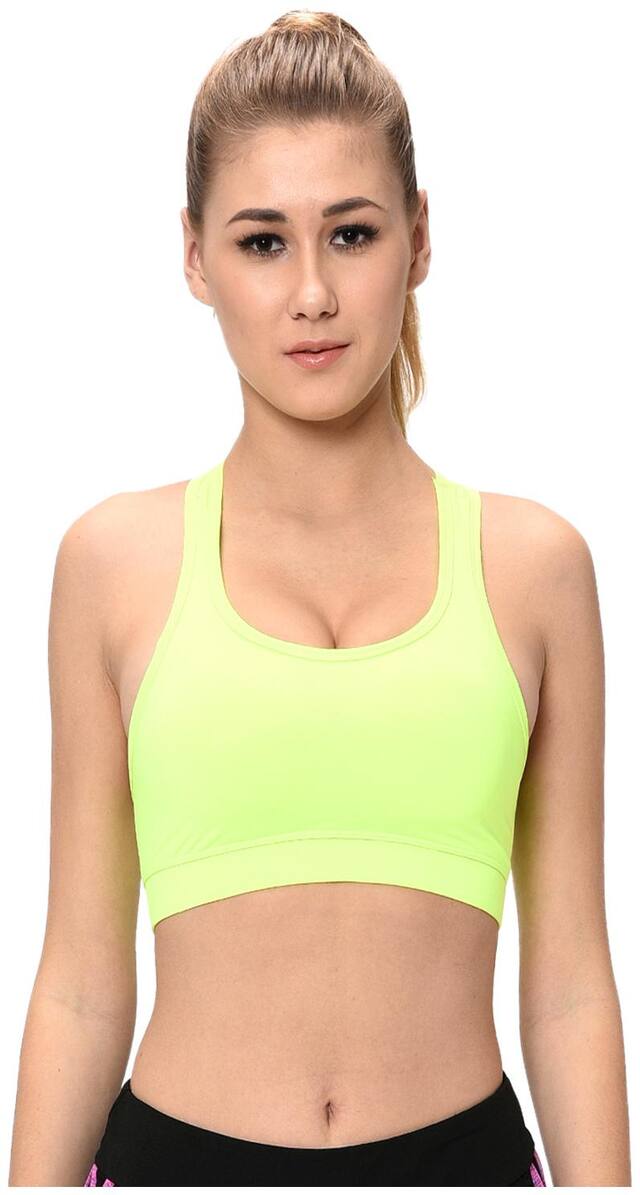 Elina Women Polyester Green Bras