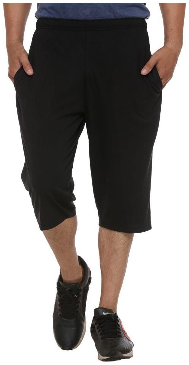 

ELK Men Black Regular Fit Regular Shorts