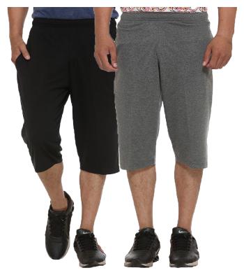 

ELK Men Black Regular Fit Regular Shorts