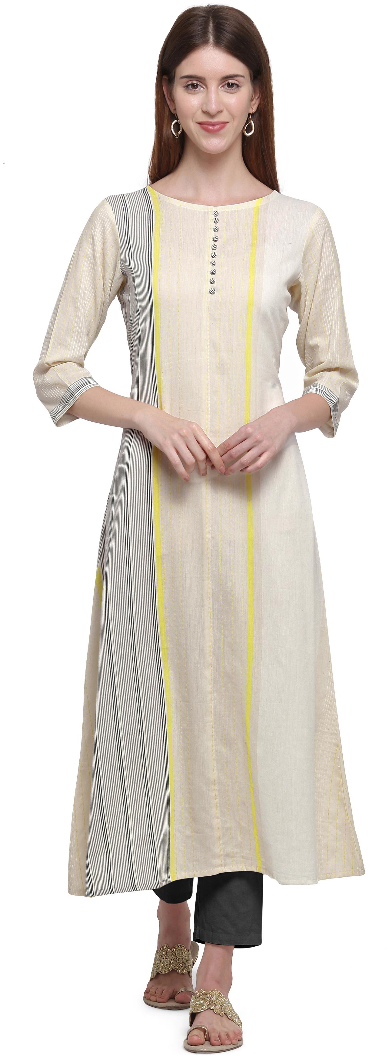 

Elora Women Multi Striped Straight Kurti