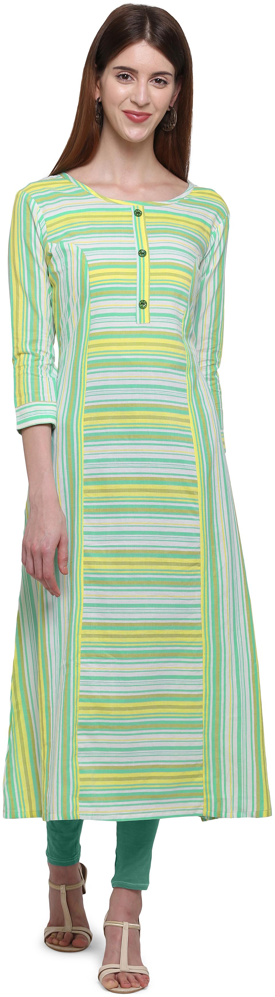 

Elora Women Multi Striped Straight Kurti
