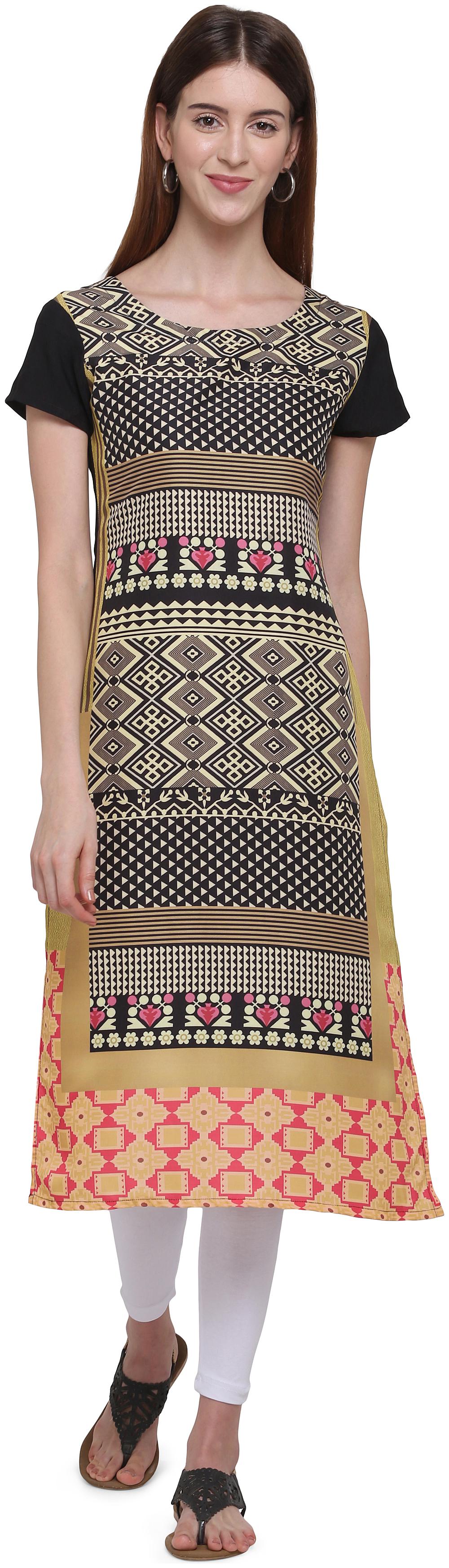 

Elora Women Multi Printed Straight Kurti