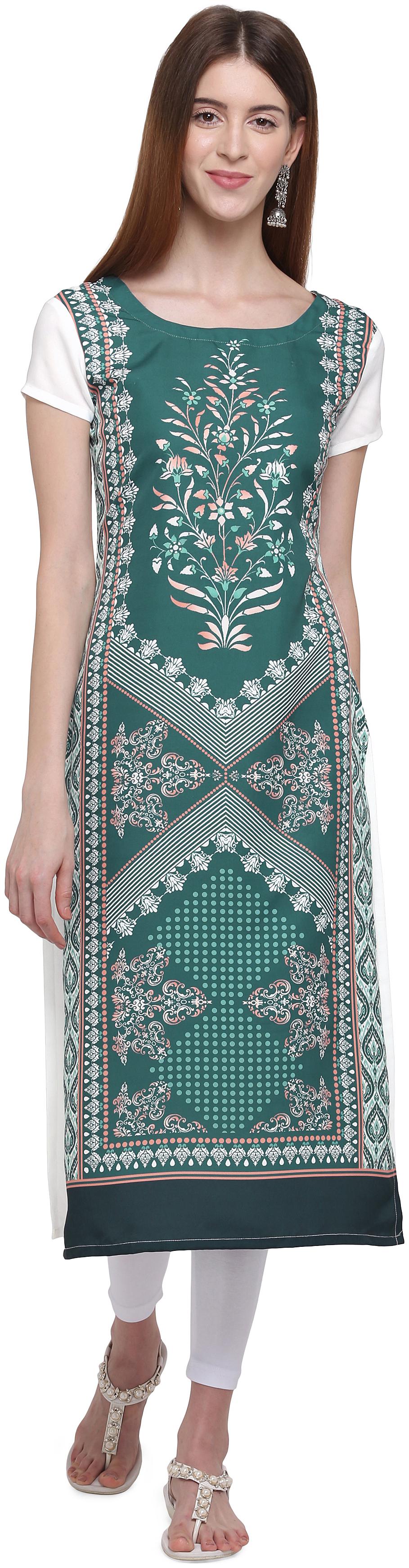 

Elora Women Multi Printed Straight Kurti