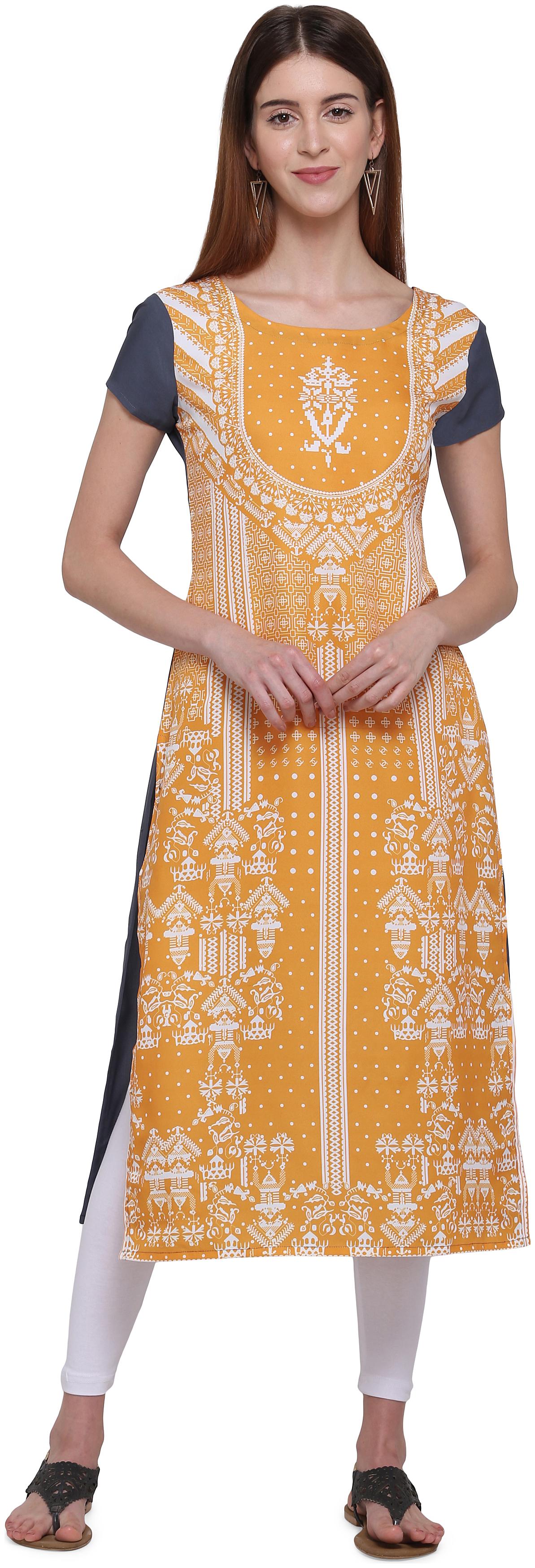 

Elora Women Multi Printed Straight Kurti