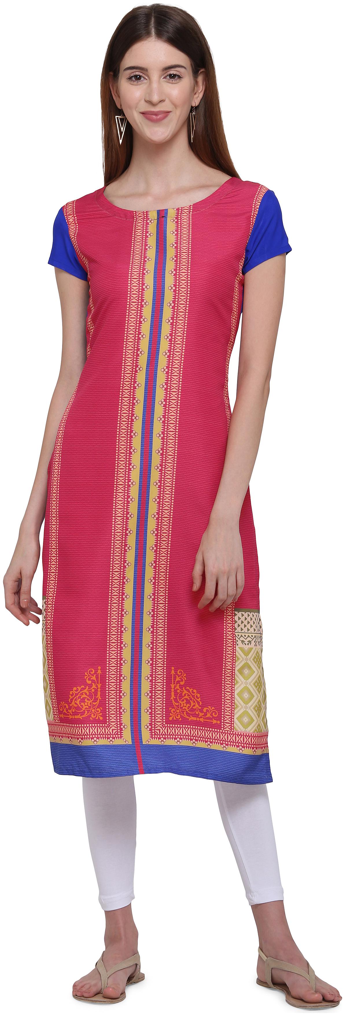

Elora Women Multi Printed Straight Kurti