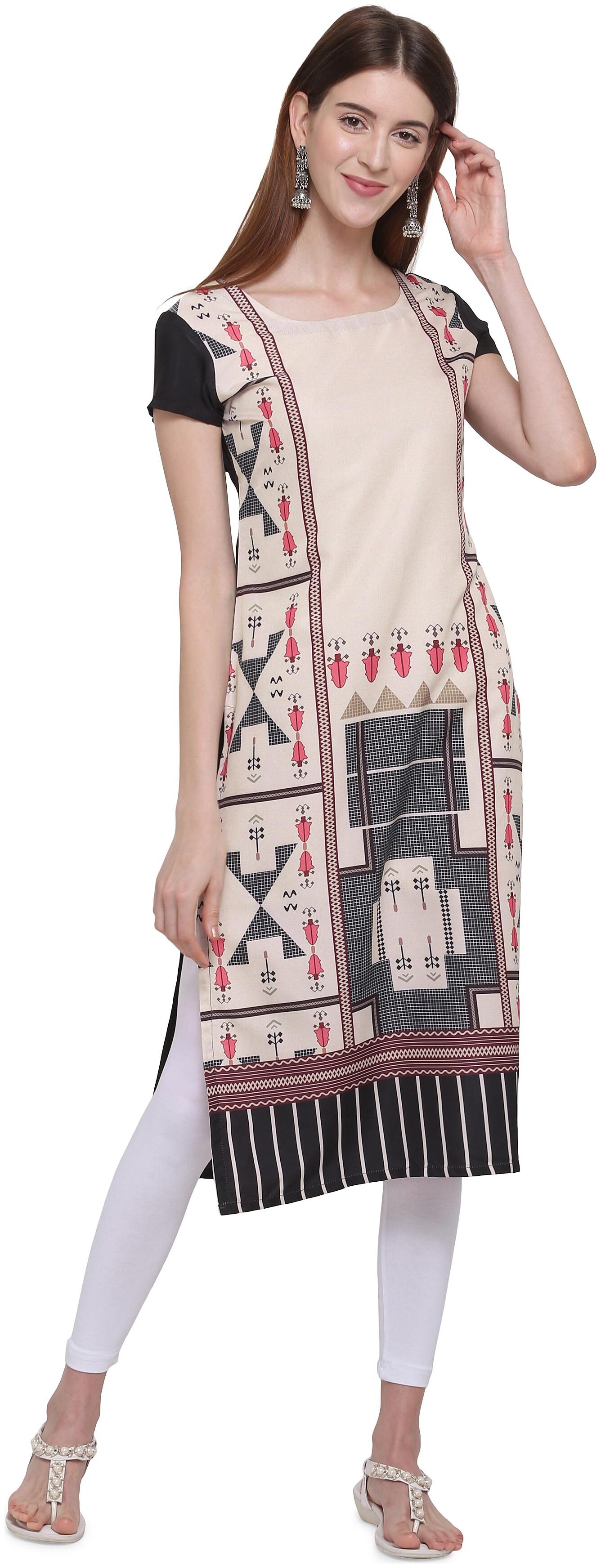 

Elora Women Multi Printed Straight Kurti