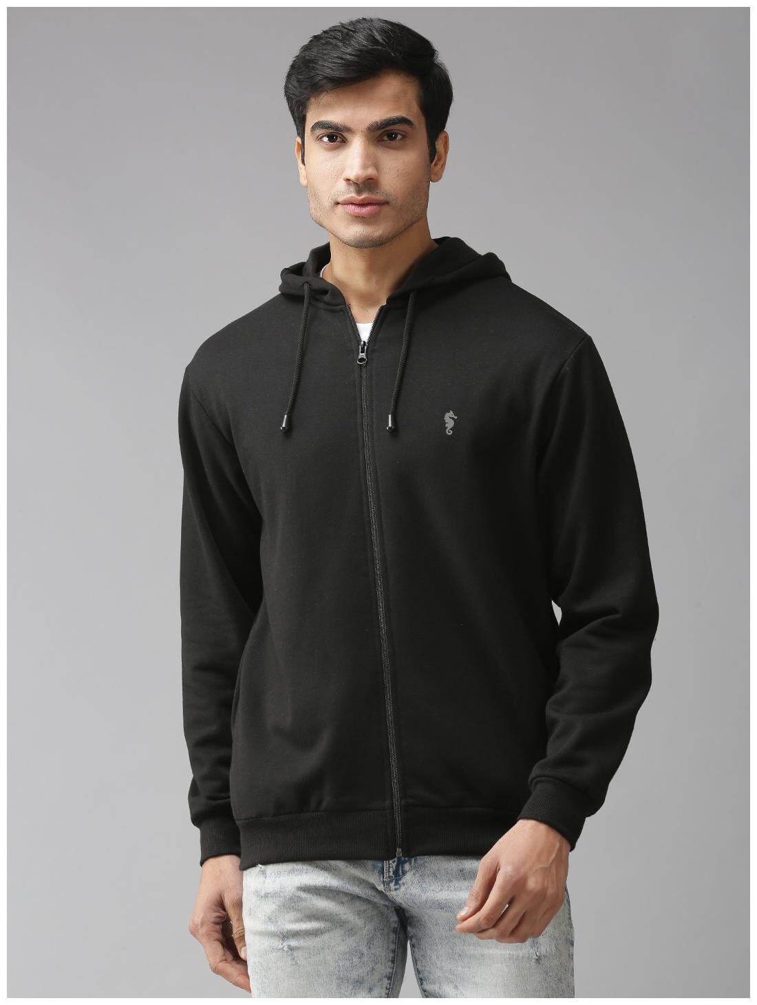 

EPPE Men Black Hooded Hoodie