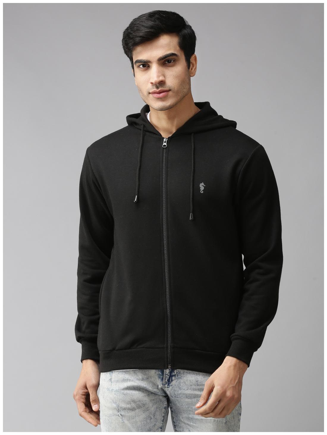 

EPPE Men Black Hooded Hoodie