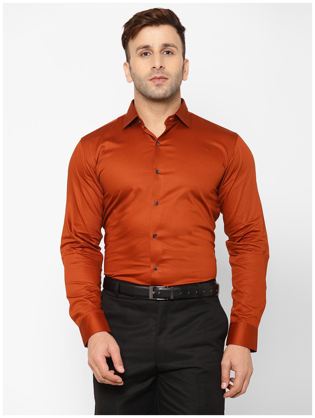 

EPPE Men Slim fit Formal Shirt - Orange