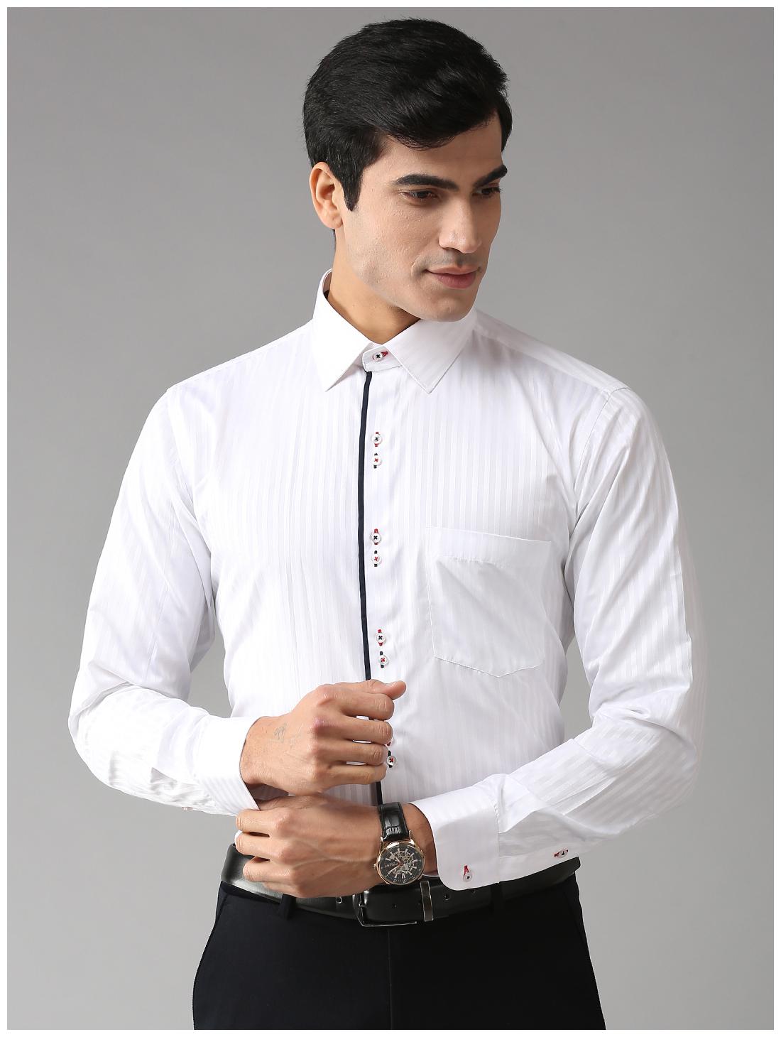

EPPE Men Slim fit Formal Shirt - White