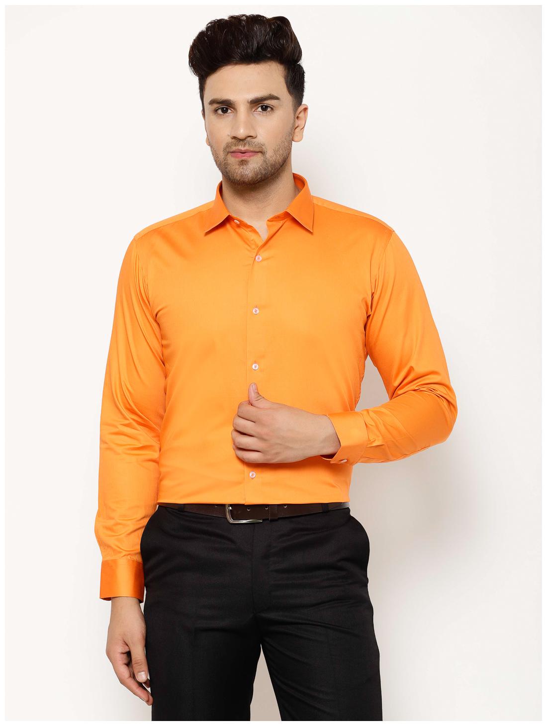 

EPPE Men Slim fit Formal Shirt - Orange
